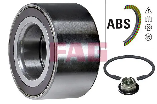 Radlagersatz Vorderachse Schaeffler FAG 713 6788 70