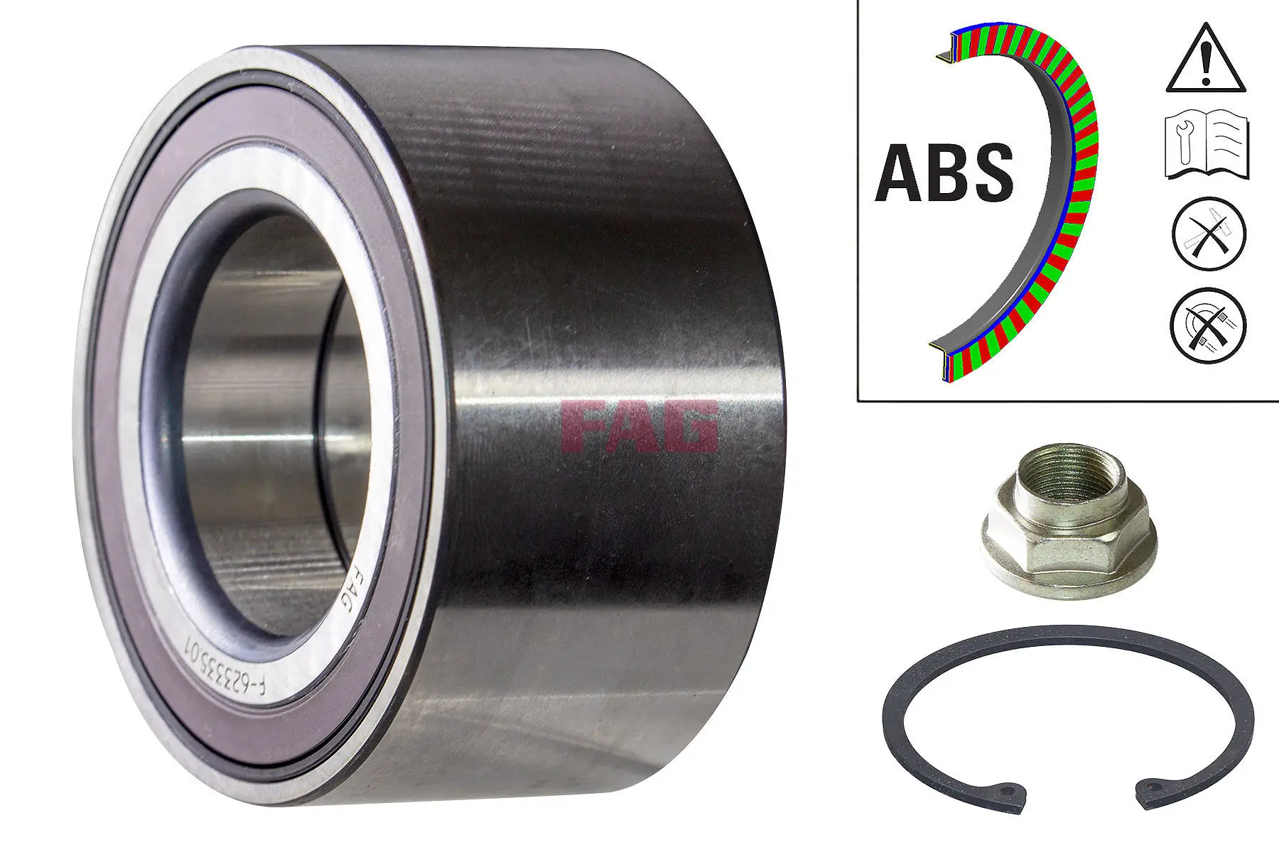 Radlagersatz Vorderachse Schaeffler FAG 713 6794 40