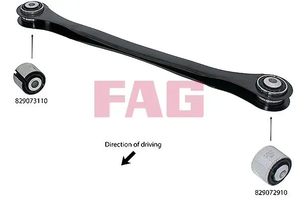 Lagerung, Lenker Hinterachse oben Hinterachse unten außen außen hinten hinten Schaeffler FAG 829 0729 10
