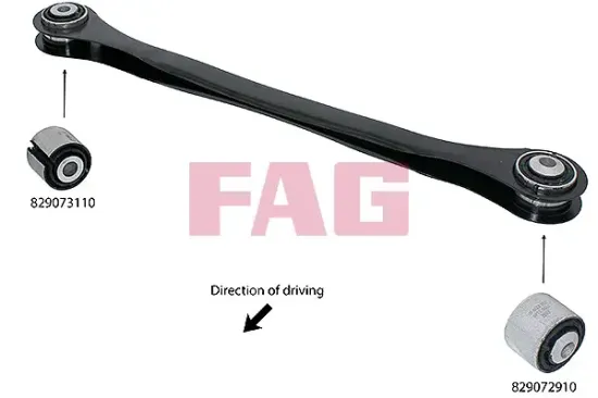Lagerung, Lenker Hinterachse oben Hinterachse unten außen außen hinten hinten Schaeffler FAG 829 0729 10 Bild Lagerung, Lenker Hinterachse oben Hinterachse unten außen außen hinten hinten Schaeffler FAG 829 0729 10