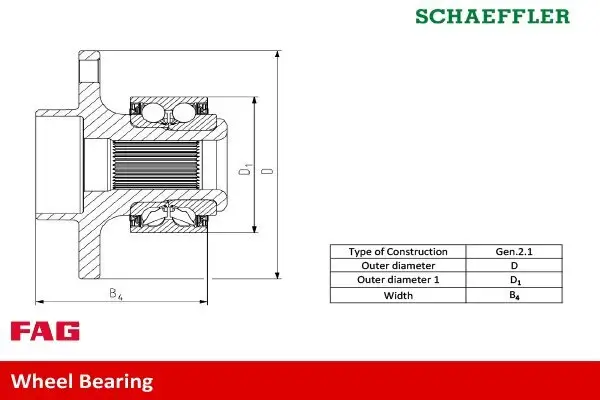 Radlagersatz Schaeffler FAG 713 6787 90 Bild Radlagersatz Schaeffler FAG 713 6787 90