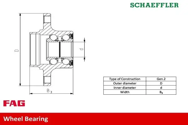 Radlagersatz Schaeffler FAG 713 6178 90 Bild Radlagersatz Schaeffler FAG 713 6178 90