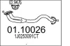 Abgasrohr vorne MTS 01.10026