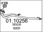 Abgasrohr vorne MTS 01.10256