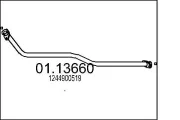 Abgasrohr vorne MTS 01.13660