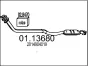 Abgasrohr vorne MTS 01.13680