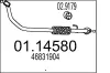 Abgasrohr vorne MTS 01.14580