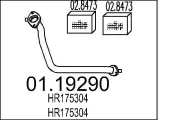 Abgasrohr vorne MTS 01.19290