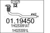 Abgasrohr vorne MTS 01.19450