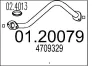Abgasrohr vorne MTS 01.20079