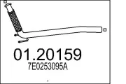 Abgasrohr vorne MTS 01.20159