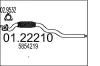 Abgasrohr vorne MTS 01.22210