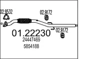 Abgasrohr MTS 01.22230