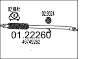 Abgasrohr MTS 01.22260