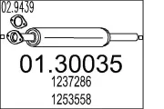 Vorschalldämpfer MTS 01.30035