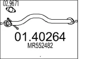 Abgasrohr vorne MTS 01.40264