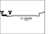 Abgasrohr vorne MTS 01.40288