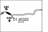 Abgasrohr vorne MTS 01.40322