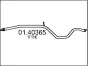 Abgasrohr vorne MTS 01.40365