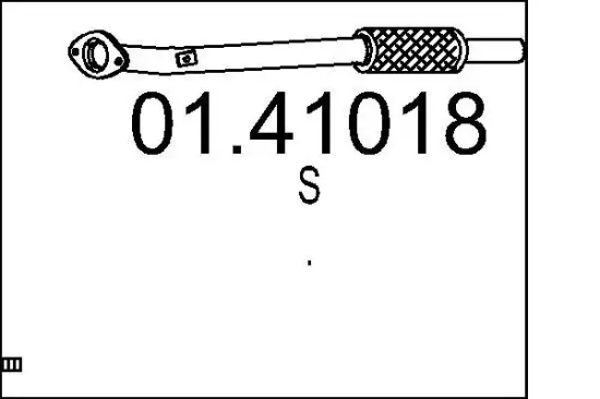 Abgasrohr MTS 01.41018 Bild Abgasrohr MTS 01.41018