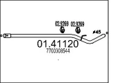 Abgasrohr MTS 01.41120