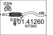 Abgasrohr MTS 01.41260