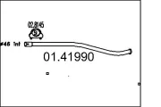 Abgasrohr MTS 01.41990