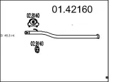 Abgasrohr MTS 01.42160