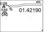 Abgasrohr hinten MTS 01.42190
