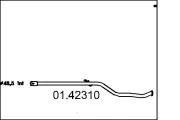 Abgasrohr MTS 01.42310