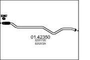 Abgasrohr vorne MTS 01.42350