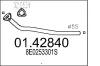 Abgasrohr vorne MTS 01.42840