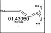 Abgasrohr vorne MTS 01.43050
