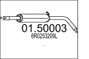 Mittelschalldämpfer MTS 01.50003