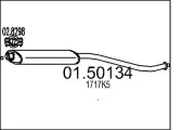 Mittelschalldämpfer MTS 01.50134