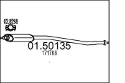 Mittelschalldämpfer MTS 01.50135