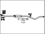 Mittelschalldämpfer MTS 01.50198