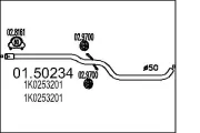 Mittelschalldämpfer MTS 01.50234