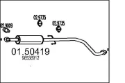 Mittelschalldämpfer MTS 01.50419