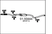 Mittelschalldämpfer MTS 01.50444
