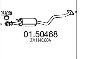 Mittelschalldämpfer MTS 01.50468