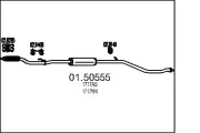 Mittelschalldämpfer MTS 01.50555