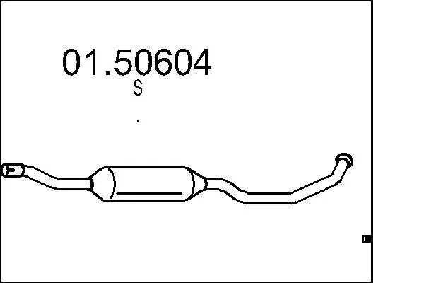 Mittelschalldämpfer MTS 01.50604