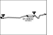 Mittelschalldämpfer MTS 01.50632