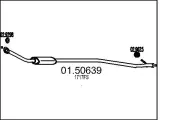 Mittelschalldämpfer MTS 01.50639