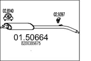 Mittelschalldämpfer MTS 01.50664