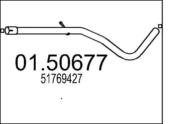 Mittelschalldämpfer MTS 01.50677