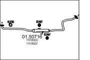 Mittelschalldämpfer MTS 01.50716