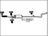 Mittelschalldämpfer MTS 01.50821