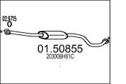 Mittelschalldämpfer MTS 01.50855